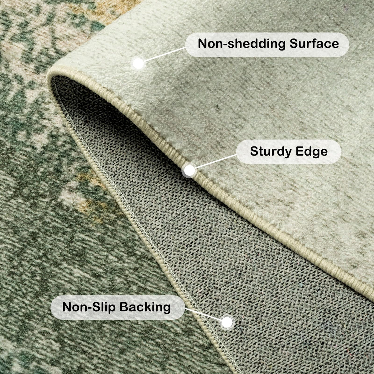 Kelarea versatile rug suits living rooms, dining rooms, and entryways