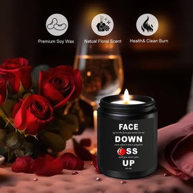 Keliperry date night candle creates relaxing, sexy atmosphere.