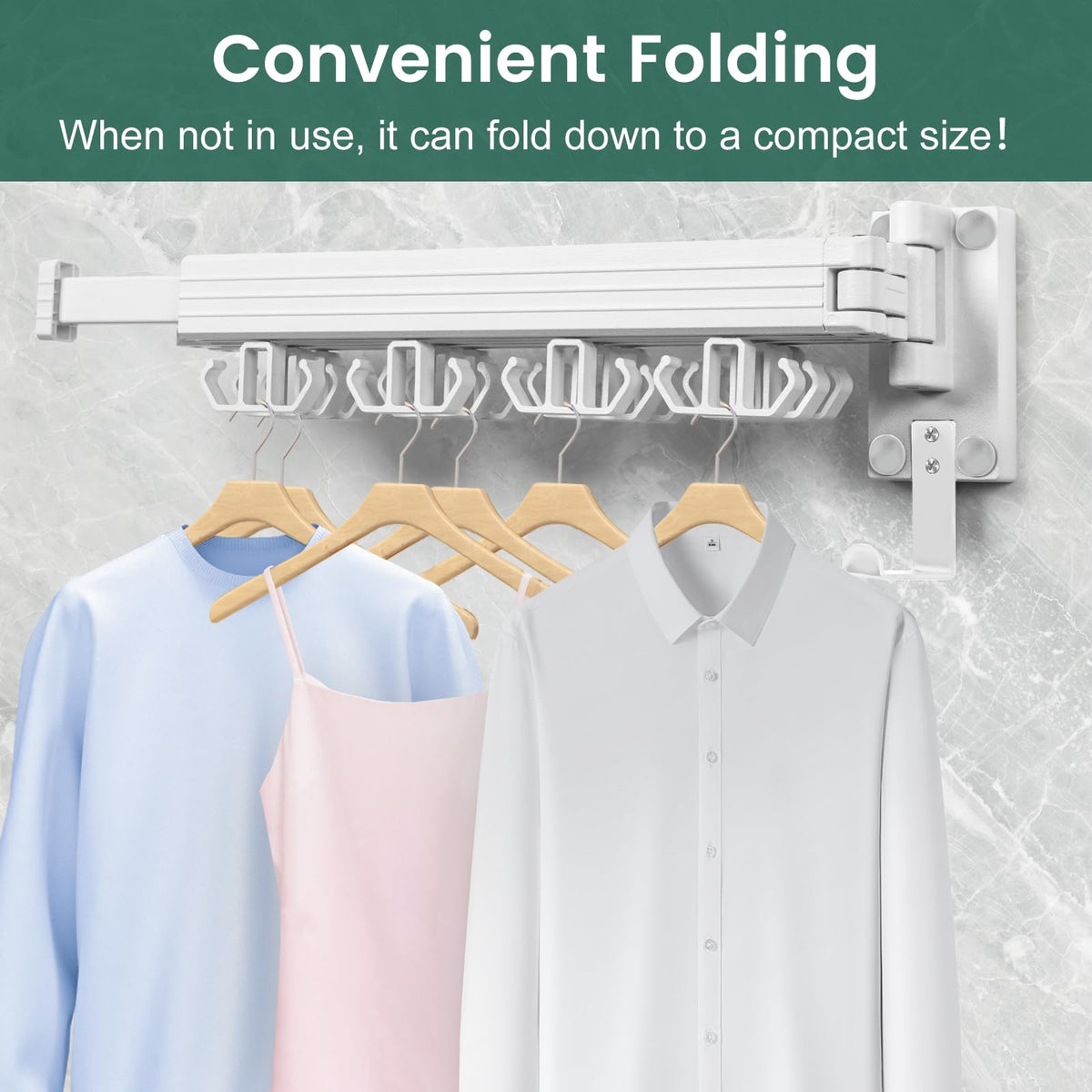 Kelisiting rack loaded with clothes shows capacity and stability features