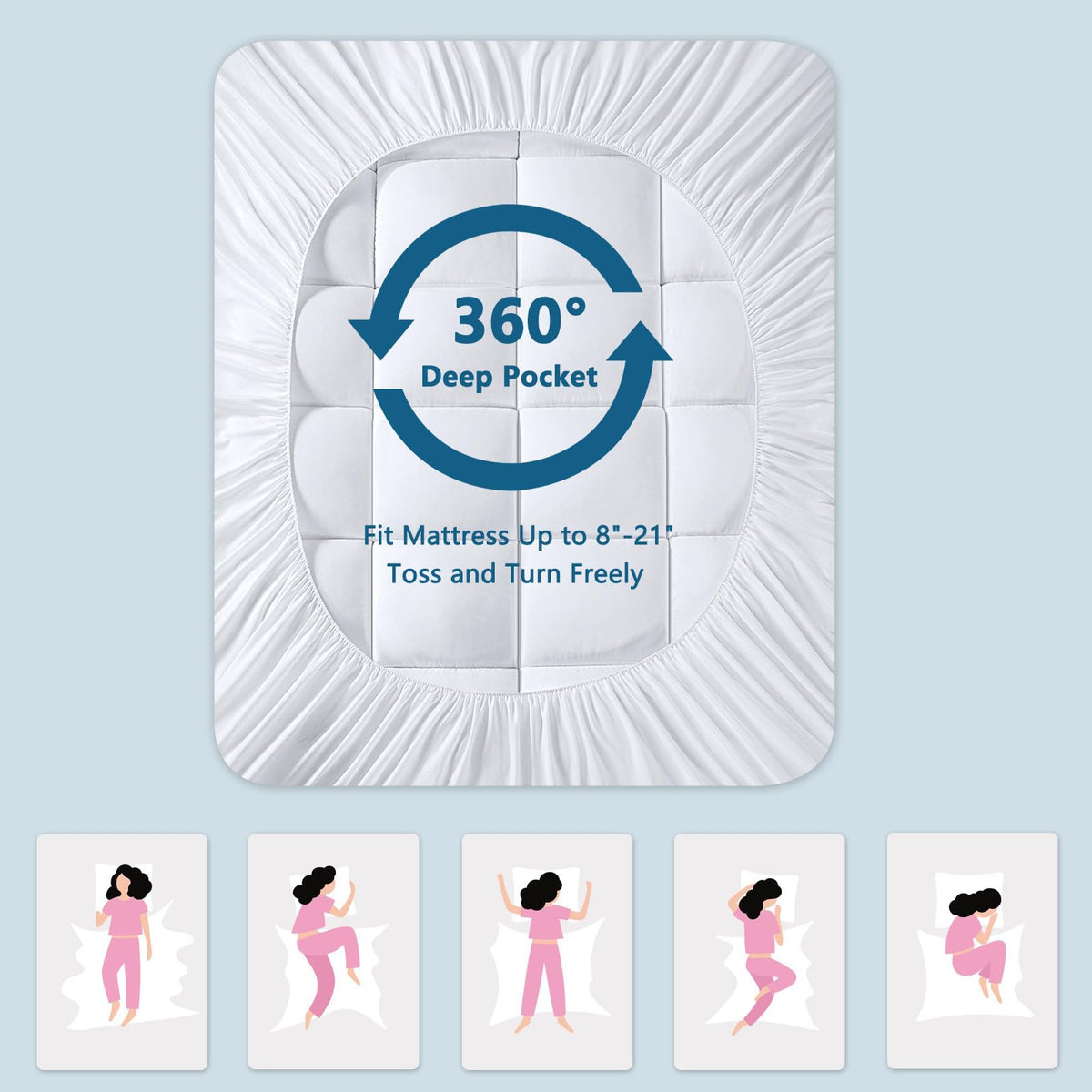 KELTARO bamboo viscose surface highlights smooth texture and skin-friendly feel.