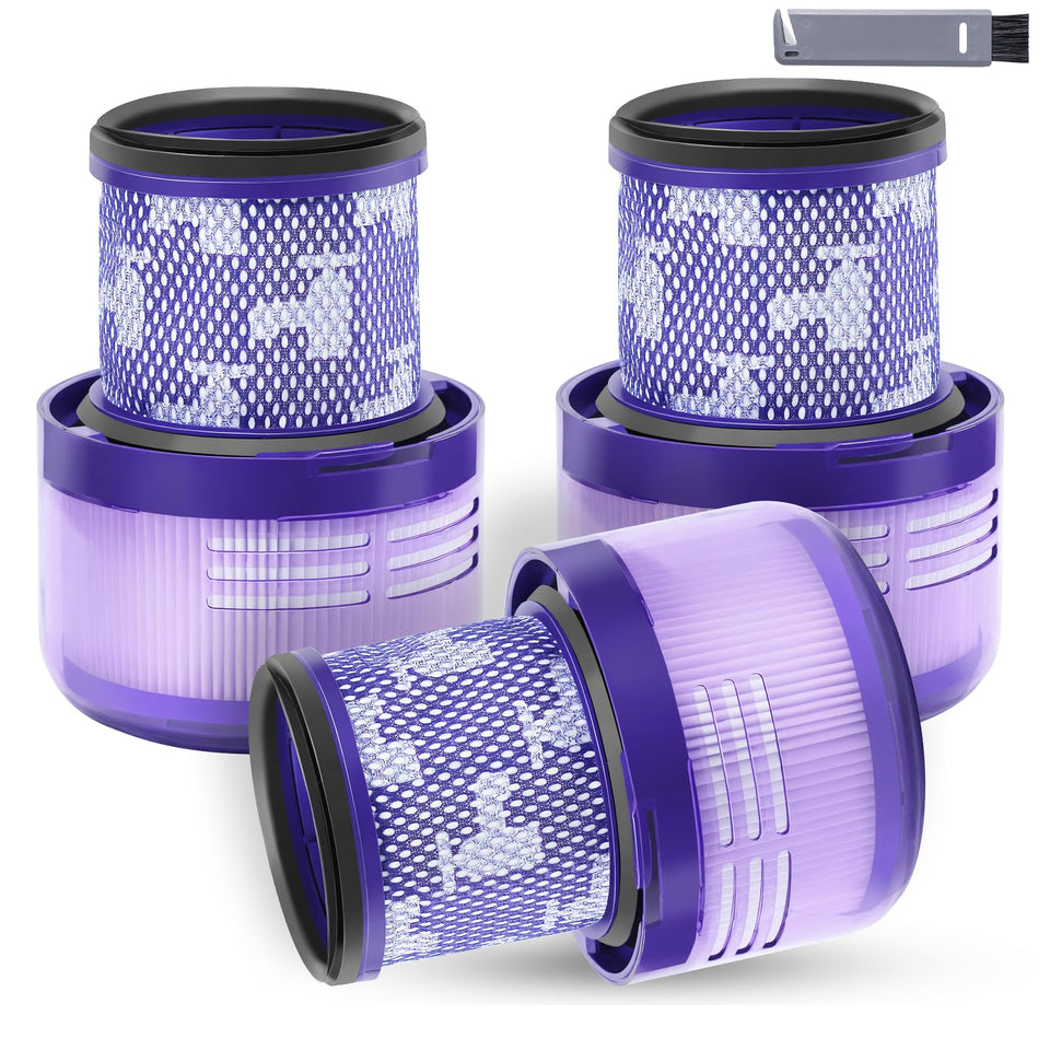 Keluke Dyson V9 filter 3-pack for quick, reliable replacements.