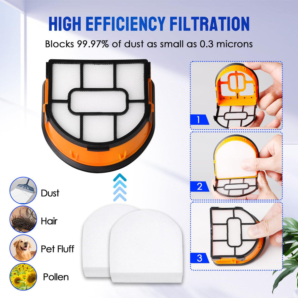 Keluke external filter highlights easy maintenance and longer vacuum life