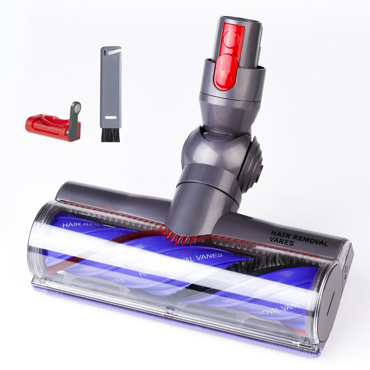 Keluke quick-release replacement head for Dyson demonstrates easy swaps and compatibility across models.