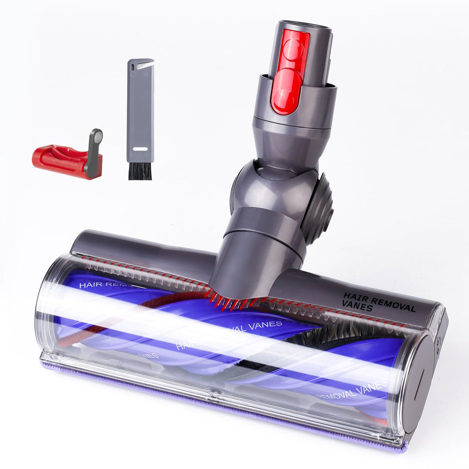 Keluke quick-release replacement head for Dyson demonstrates easy swaps and compatibility across models.
