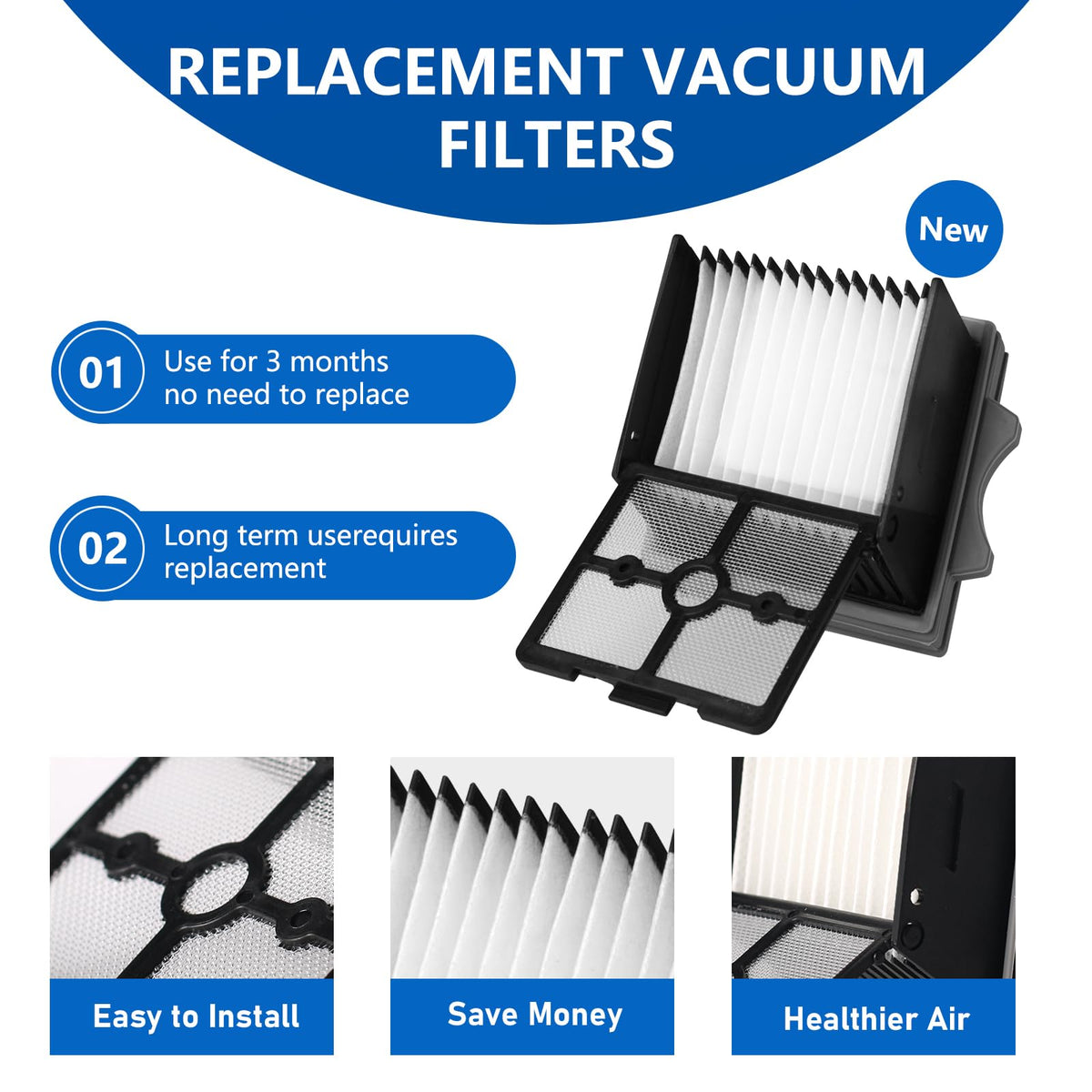 Keluke Stretch 3-filter pack for extended performance.