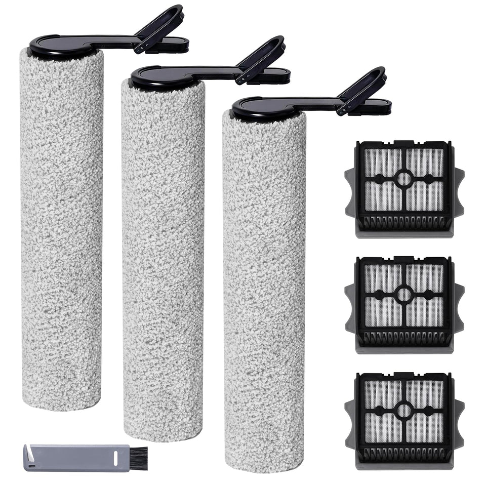 Keluke Stretch roller brush for gentle hard-floor cleaning.
