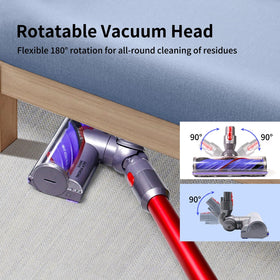 Keluke anti-tangle replacement head maintains efficient cleaning under everyday use.