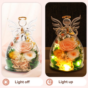 Kemiputi preserved-rose decor for bedroom or living room adds lasting charm.