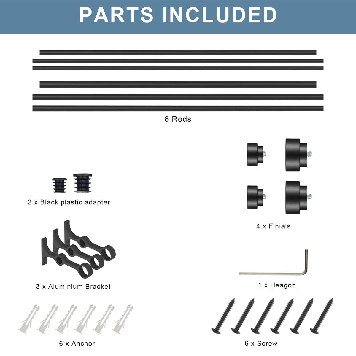 Kemmie drapery setup example with thick and sheer curtains for versatility