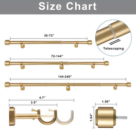 Kemmie warm gold finish option adds subtle elegance to interior décor.