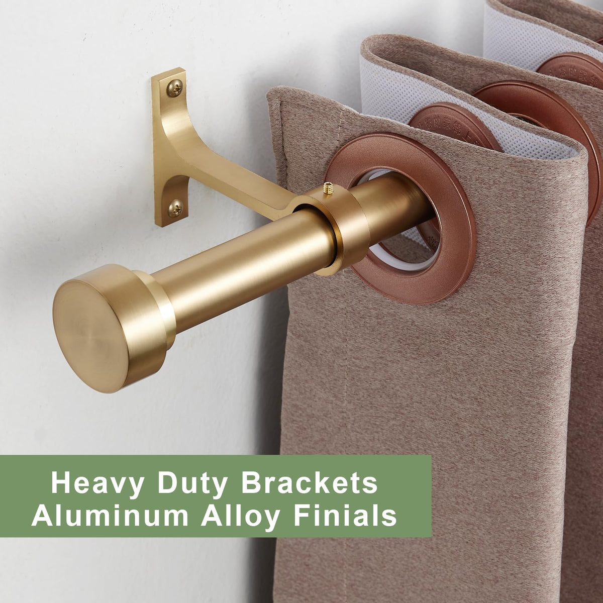 Kemmie internal splicing nuts maintain a clean, aligned look.