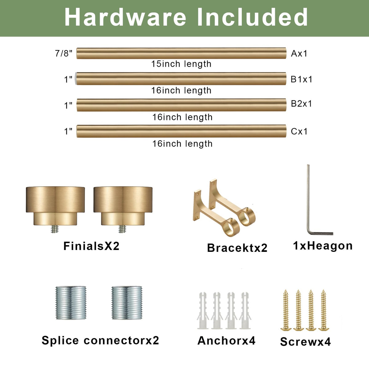 Kemmie modern finials complement any decor from bedroom to living room