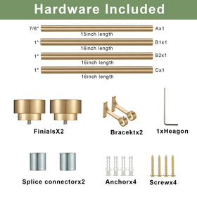 Kemmie modern finials complement any decor from bedroom to living room