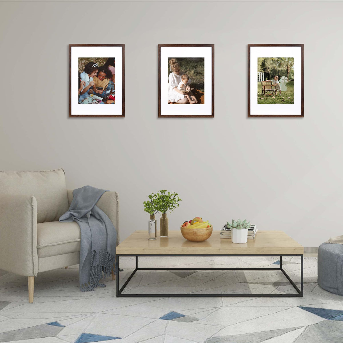 Kennethan frame back access with metal tabs for easy switching