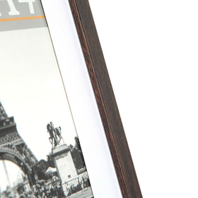 Kennethan rustic brown frame on wall adds warm display appeal