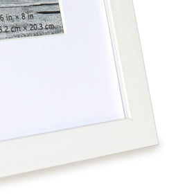 kennethan wall-hung frame vertical orientation with metal tabs for easy viewing.