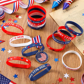 Kenning silicone bracelets bulk pack of 100 pieces, great for large events.