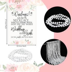 Kenning multicolor sign for fun bridal shower decor and prompts.