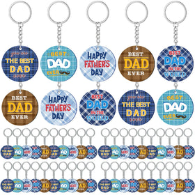 Kenning Fathers Day keychain blue inspirational design for gifting