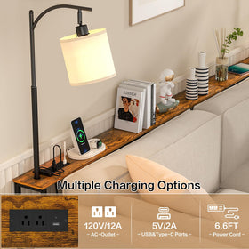 Keomaisyto Skinny Console Table lamp adjustable with 360 degree rotation for customized illumination