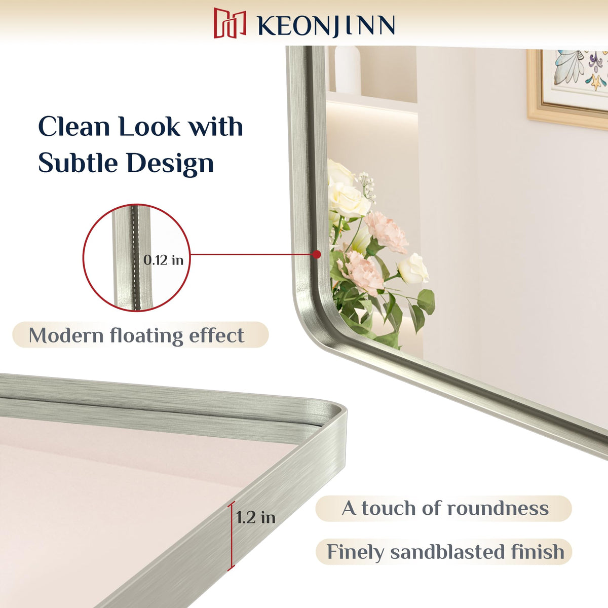 Keonjinn 4mm tempered glass offers crystal-clear reflections