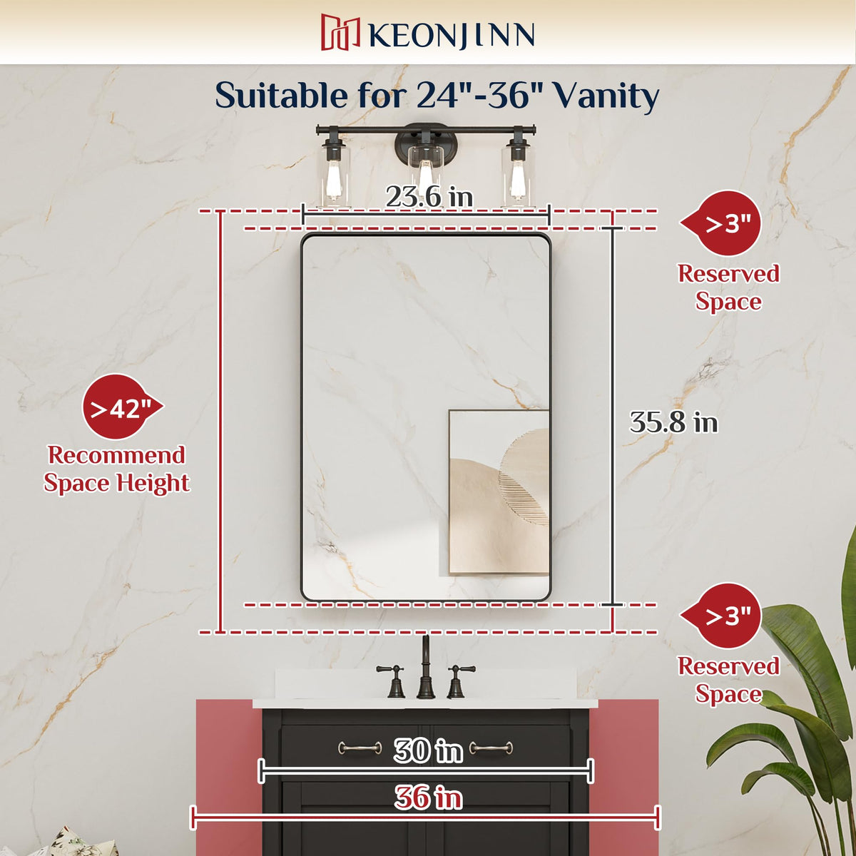 Keonjinn aluminum frame resists moisture and rust for lasting use.