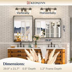 Keonjinn 5mm HD glass delivers bright distortion-free reflections for daily tasks