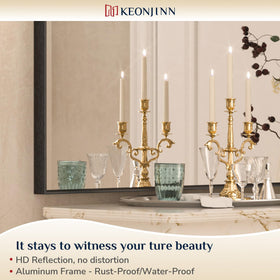 Keonjinn mirror ships with sturdy packaging to prevent damage during transit