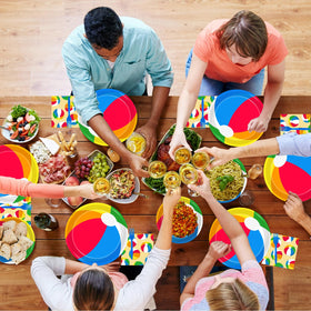 Kepeel beach-ball design closeup captures festive party mood