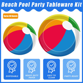 Kepeel beach-ball napkins brighten tables while simplifying cleanup