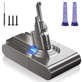 Kepism carbon fiber Dyson V8 battery blends durability and power.
