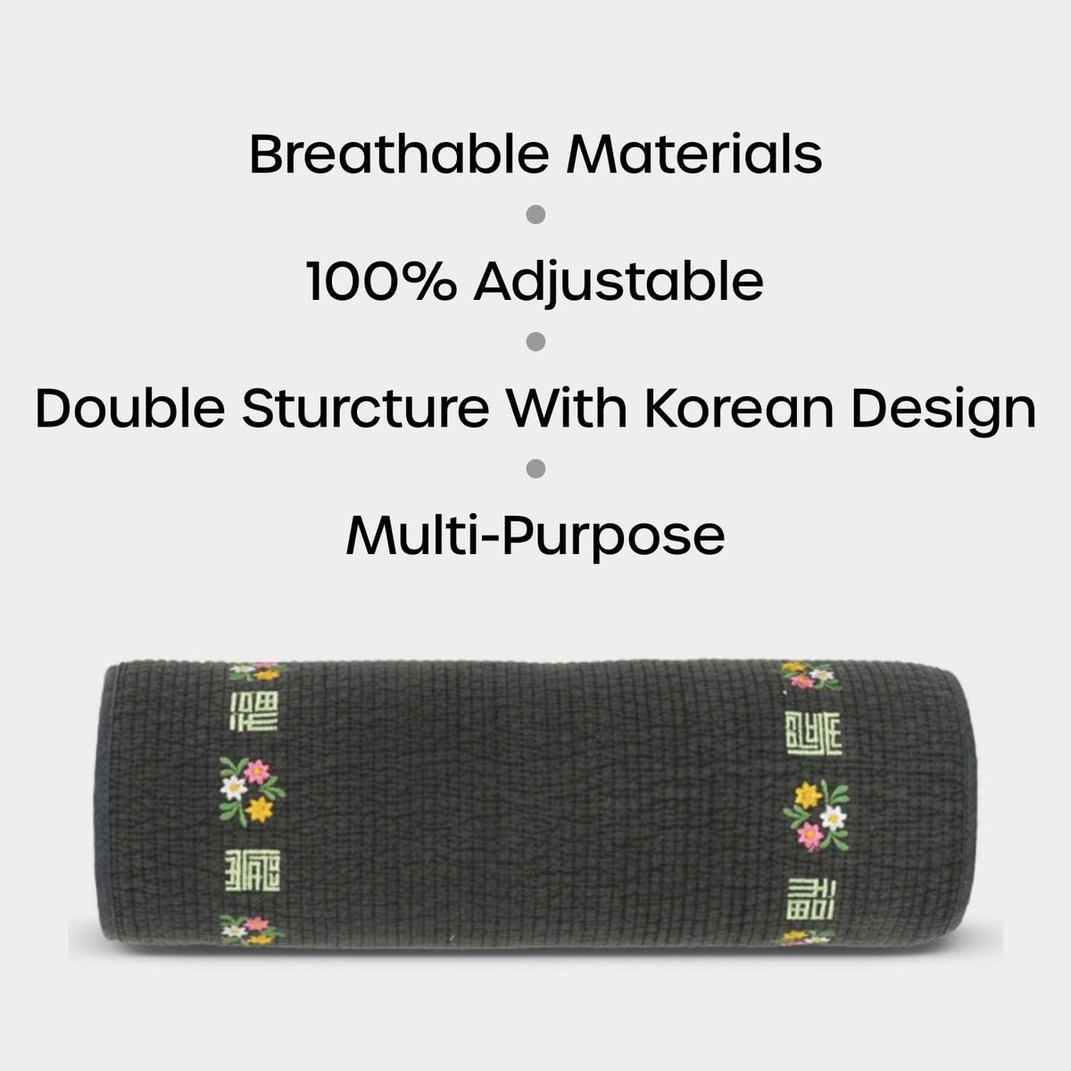 Kepitome buckwheat and cypress dual fill keeps neck cool with calming aroma.