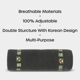 Kepitome buckwheat and cypress dual fill keeps neck cool with calming aroma.