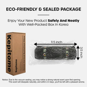 Kepitome hidden zipper lets you tailor firmness for your neck.