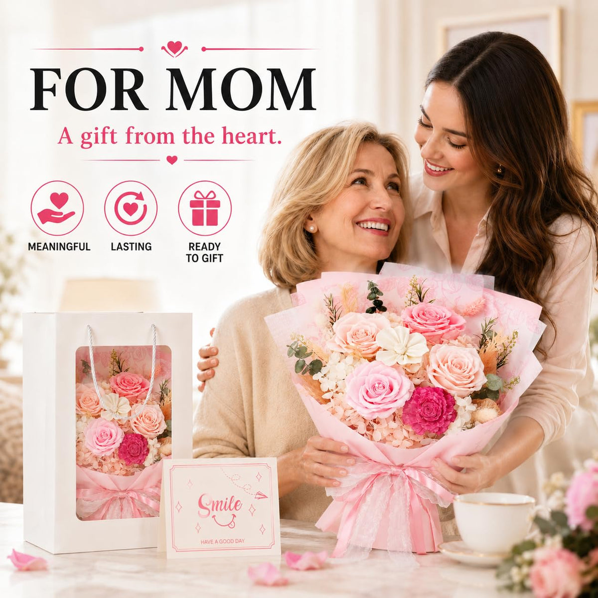 KEPLYKT deluxe gift box with greeting card enhances the gifting experience.