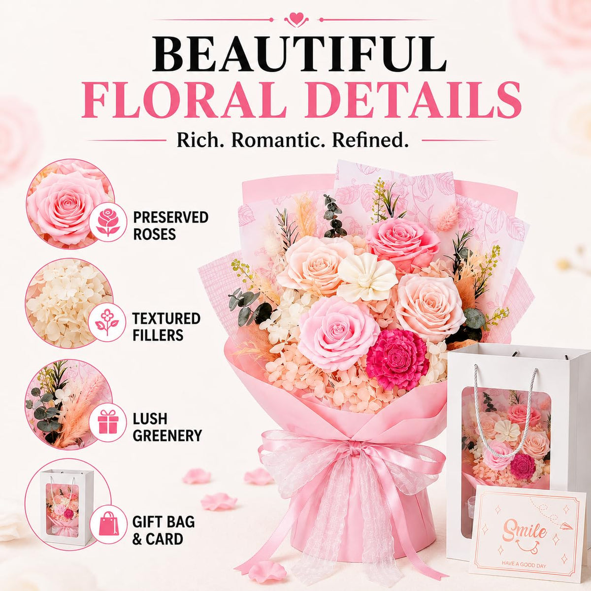 KEPLYKT no-maintenance arrangement stays flawless all year.