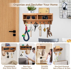 KERESUEDO mail-organizer-wall-mount keeps letters neatly organized