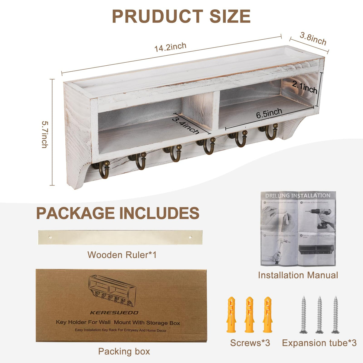 KERESUEDO space saving wall mount design frees floor space