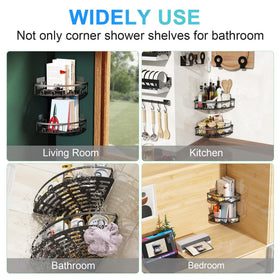Kerisgo two pack shower caddies ready for organized bathroom
