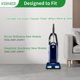 Kerneed 8-pack Riccar/Simplicity bags close-up showing durable outer layer