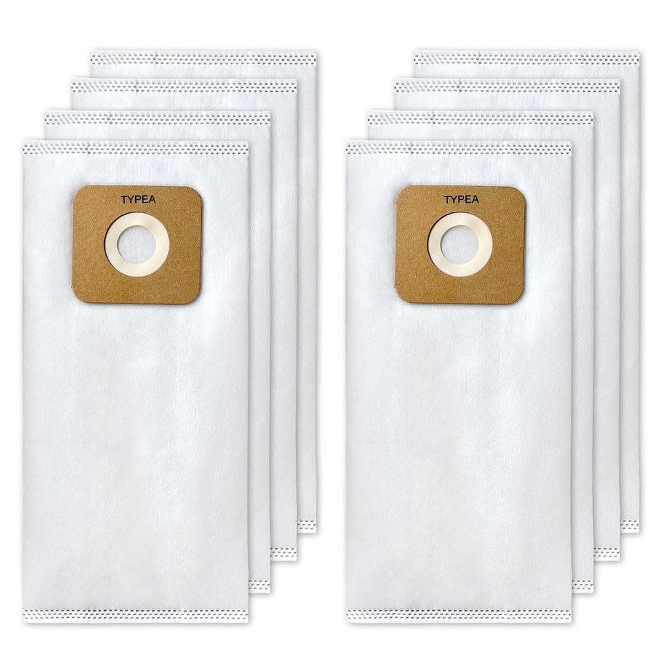 Kerneed 8-pack Type A HEPA bags fit Riccar vacuums securely for easy dust containment.