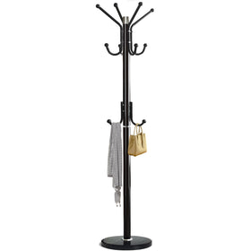 Kertnic modern coat rack full unit marble base for organized entryways, keeps jackets neatly stored.