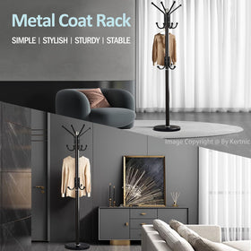 Kertnic modern coat rack sturdy metal frame, durable everyday use.