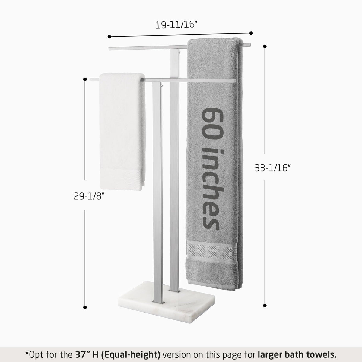 KES anti-slip pads on marble base prevent shifting