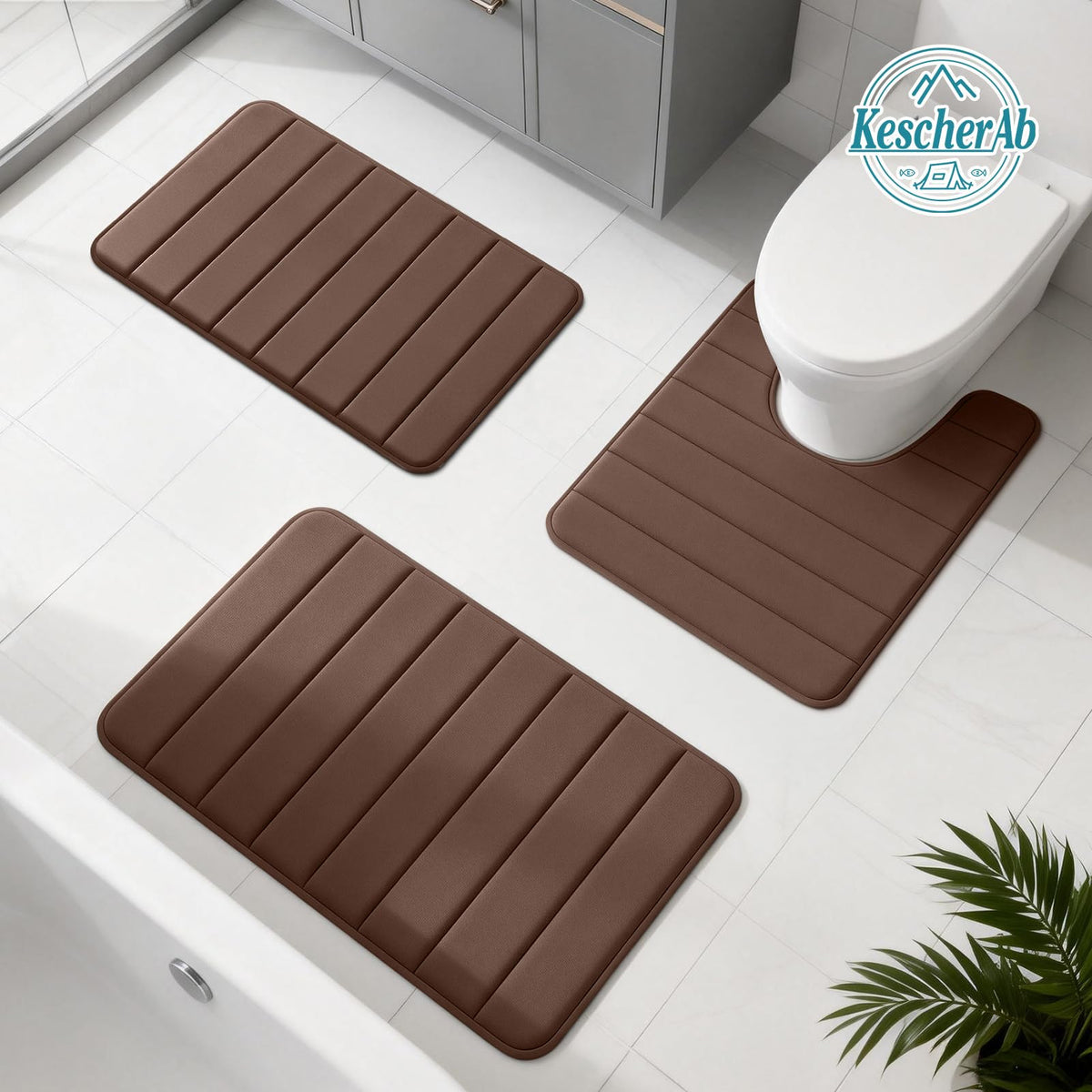 KescherAb versatile set for bathroom, kitchen, or entry.