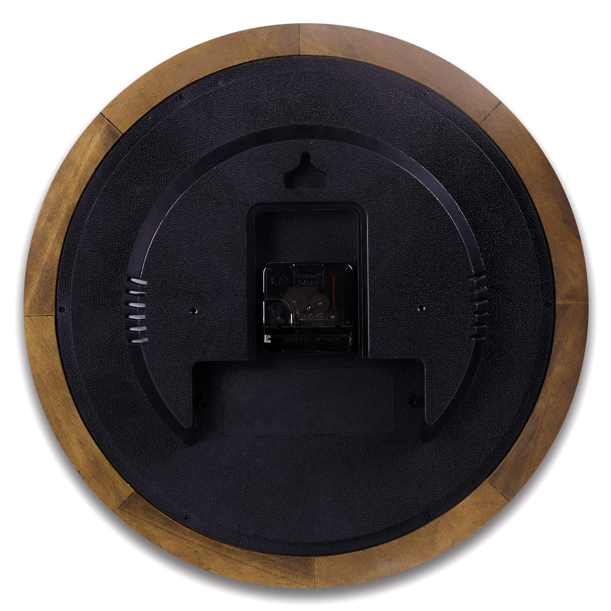 Kesin wall clock wood 14inch large Arabic numbers improve readability.