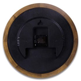 Kesin wall clock wood 14inch large Arabic numbers improve readability.