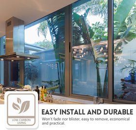 KESPEN one-way film offers a non-glue option for quick removal.
