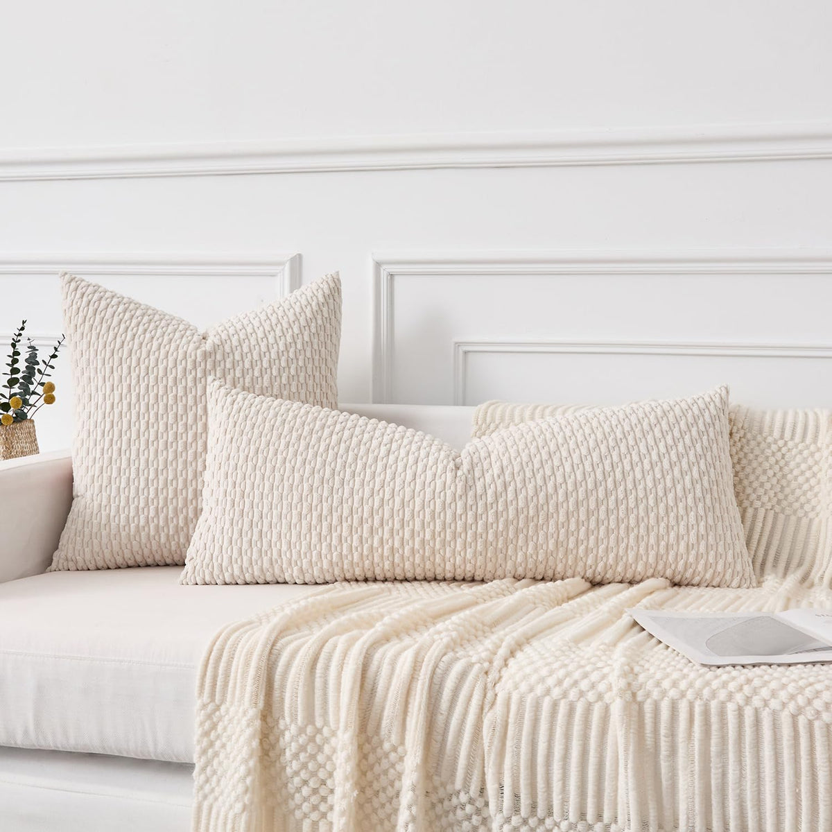 Kevin Textile one-pack pillow cover helps refresh seasonal styling