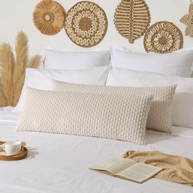 Kevin Textile boho striped pillow cover complements sofas with subtle pattern